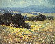 Granville Redmond California Oaks and Poppies oil on canvas